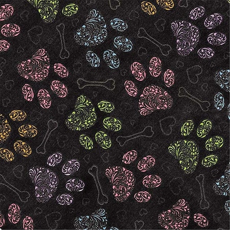 Petedge Top Performance Colorful Paws Bandanas, Multicolor ZX0339 33